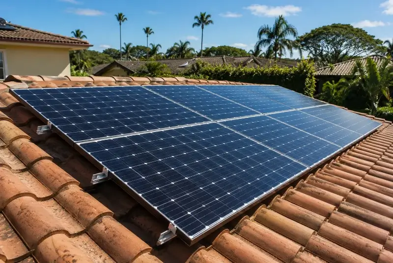 Installation de panneaux solaires à Saint-Perdon